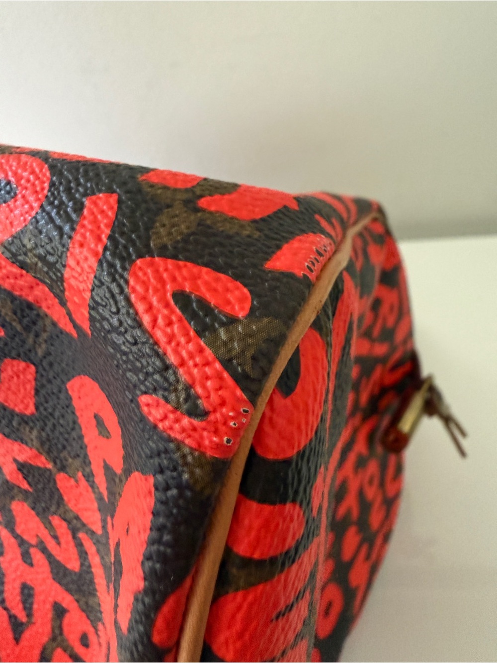 LOUIS VUITTON x Stephen Sprouse Monogram Graffiti Speedy 30 - Orange Handbag Bag - Picture 13 of 16